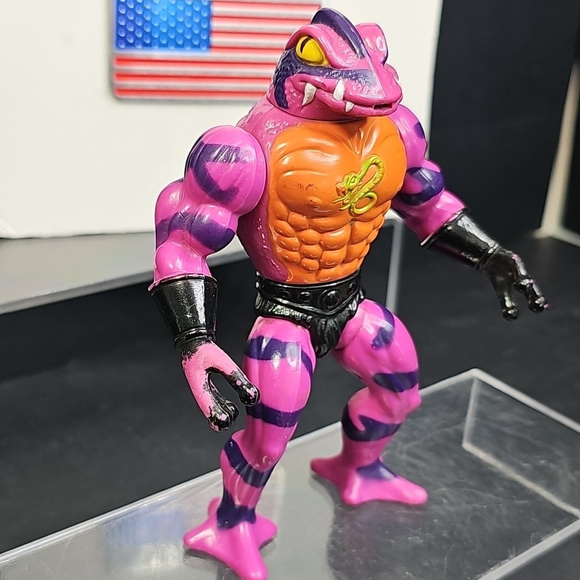 VTG 1985 Mattel MOTU Masters Of The Universe TUNG LASHOR FIGURE incomplete - Picture 2 of 8